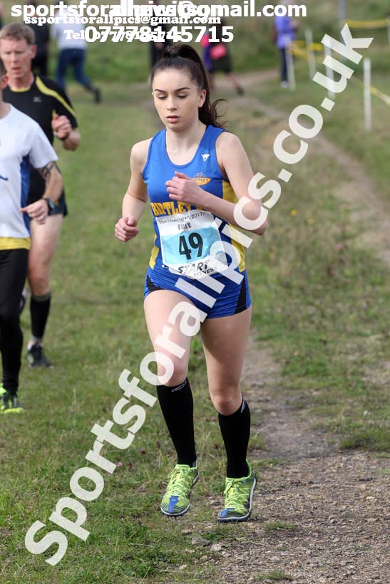 Womens under-17s  and 20s Start Fitness North Eastern Harriers League, Wrekenton, Gateshead. Photo:  David T. Hewitson/Sports for All Pics